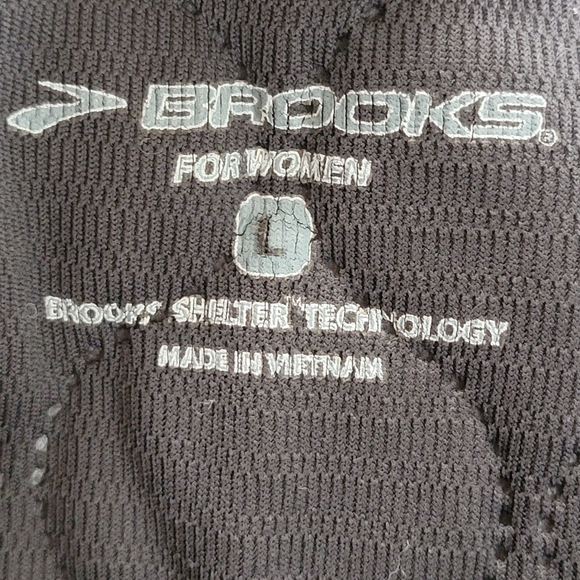 Brooks Shelter Technology Women's Black Hybrid Quilted Full Zip Jacket Large - Picture 12 of 14